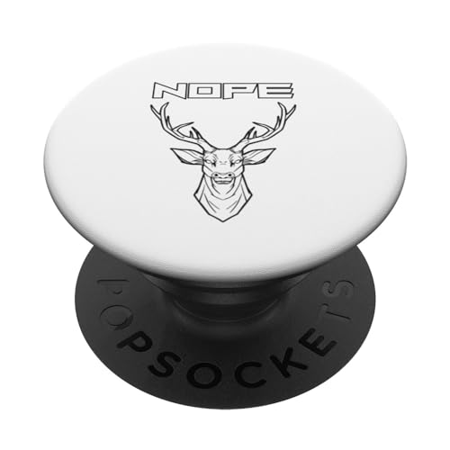 Hunting Deer Nope Non oggi smettere di cacciare PopSockets PopGrip Intercambiabile