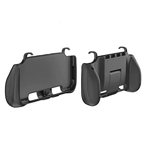 Echzove Grip For Nintendo Switch Oled, Comfortable And Ergonomic Gaming Portable Protective Handheld Grip, Accessories For Switch 2021 With Game Storage And Desktop Stand - Black #TOP7