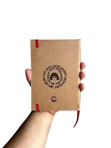 Sketchbook Caderno Rita Lee Um Belo Dia Resolvi Mudar com Elástico e Marca Página Aquarela (Marfim 1