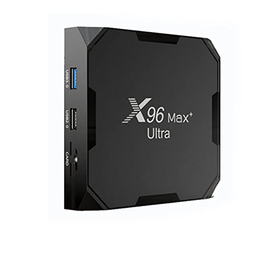 Android 11.0 TV Box 4GB RAM 64GB ROM X96max+Ultra Smart TV Box S905X4 Quad-Core 8K/1000M LAN/1080P/USB 3.0/H.265/WIFI 2.4G/5G BT 4.1 Android TV Box Media Player,4gb+64gb