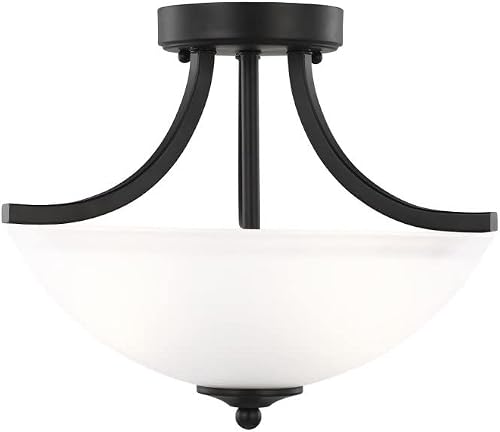 Generation Lighting 7716502-112 Geary Small Two - Light Semi Flush Convertible P