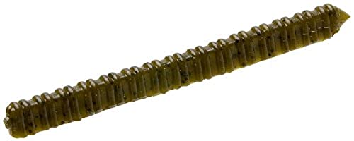 Zoom Bait Centipede Bait-Pack of 20 (Green Pumpkin), 4-Inch