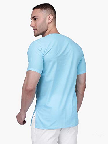 Image of Rajubhai Hargovindas Mens Casual Cotton Straight Kurta