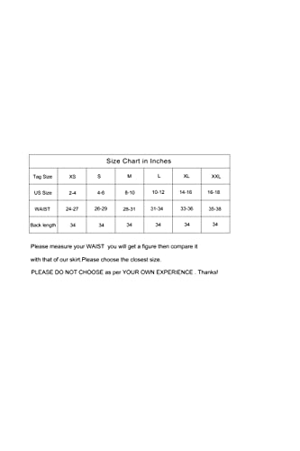 Tronjori Womens A Line Long Lightweight Tencel Denim Tiered Skirt With Multi Layers(M, Dk Blue Multi Layer) #TOP5