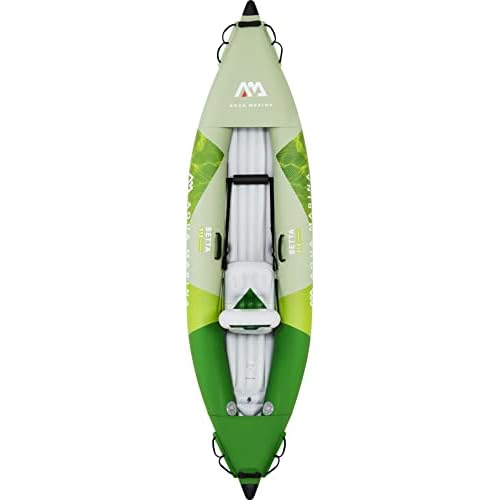 Aqua Marina , 1er Kajak aufblasbar im Set Betta-312 2022 10‘3“ 1 Person Kanu Schlauchboot mit Paddel, Pumpe, Tasche 312 x 80 cm