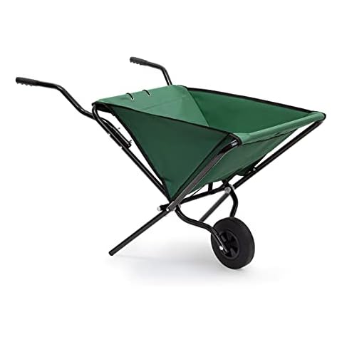 Relaxdays Schubkarre faltbar HBT 66 x 64 x 112 cm Faltschubkarre aus Stahl Cover