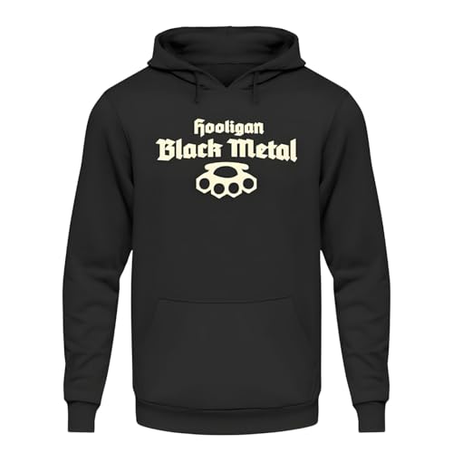 Sweat à capuche Black Metal Hool avec coupe décontractée durable