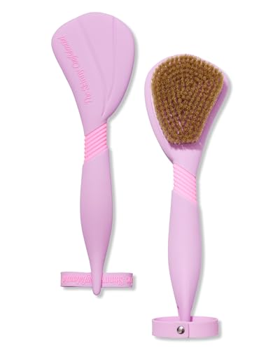 The Skinny Confidential Butter Brush - Exfoliating Back Scrubber for Shower Reduces Inflammation & Cellulite - Dry Brush Body Scrubber Increases Blood Circulation - Skin Scrubber & Exfoliator