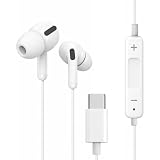 Fones De Ouvido Com Fio Tipo C Intra Auricular Graves Potentes Compativel iPhone 15 16 17 Pro Max Com Fio Fones Estéreo Compatíveis ANDROID LG Qualidade Premium