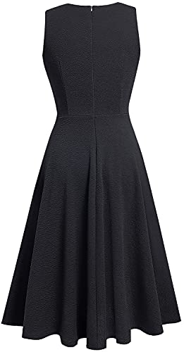 Image of HOMEYEE Women's Cocktail A-Line Embroidery Casual Party Summer Wedding Guest Dress A079