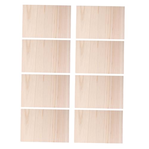 BRIGHTFUFU Daily Taekwondo Practice 8pc Wooden Breaking Boards Karate Training Sturdy Portable