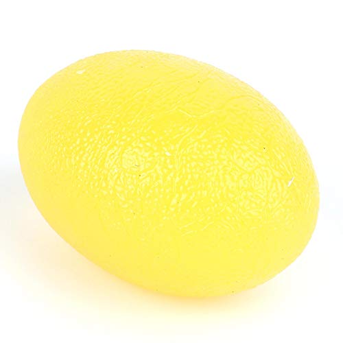 Niiyen Ballons d'exercice pour Les Mains ; balles d'exercice en Silicone ; Balle Anti-Stress pour Les Mains ; Boule de poignée de thérapie de Massage en Silicone (Jaune) Cover