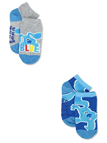 Nickelodeon Blue’s Clues & You Boy’s Baby Toddler 6 Pack Quarter Gripper Socks (12-24 Months, Grey) #TOP5