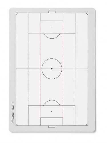 5レーンサッカーマグネットシートKICKpops (ライトグレー) | 5レーン・センターレーン配置, マグネット式, 防水仕様, 作戦ボード貼り替え可能