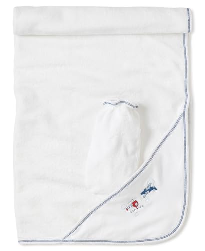 Image of Kissy Kissy Baby Aviators Terry Cloth Towel With Mitt