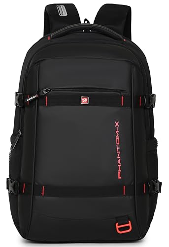 Image of HOT SHOT PHANTOM-X,Detachable Key Ring,Trolley sleeve,Suspension straps,laptop backpack for men|office bag for men|college bag |laptop bag,32 L for men & women