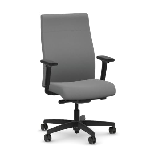 Image of HON Ignition 2.0 Ergonomic Office Chair, Lumbar Support, Desk Chair, Frost