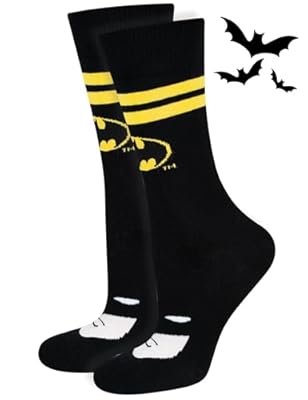 soxo DC Comics The Batman Superman Calcetines Hombre Divertidos Algodon Colores 40-45 Batman 1 Par | Ya disponible en tu tienda friki favorita! En mundofriki.es!