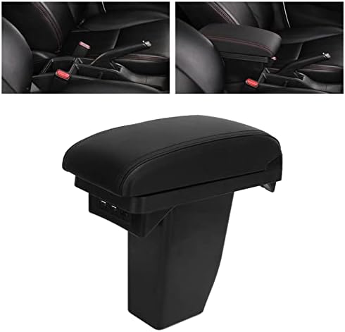 Accessoire Intérieur Auto Accoudoir Central LP Trade Pour Opel Corsa E - Console De Rangement Avec Repose-bras Réglable Accessoires Voiture