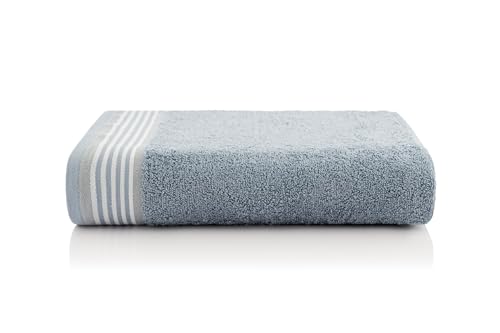 Image of Casa Copenhagen Germany Design - He & She Collection 100% Super Soft Cotton 4 Piece Face Towels Set (Size : 30 x 30 cm) - Grey Violet & Dusty Blue