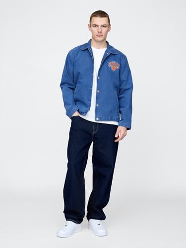 Image of GAP Men's X Nba Team Logo Coaches Jacket