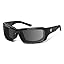 Matte Black Frame/Clear to Dark Gray Lenses