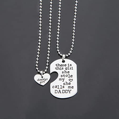 WUSUANED There is this G She Stole My Heart She Calls Me Daddy Father Necklace Set2