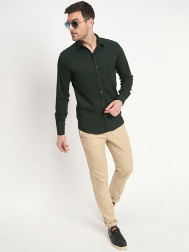 Image of Men's Soft Stretchable Fabric Regular fit Casual Shirt.