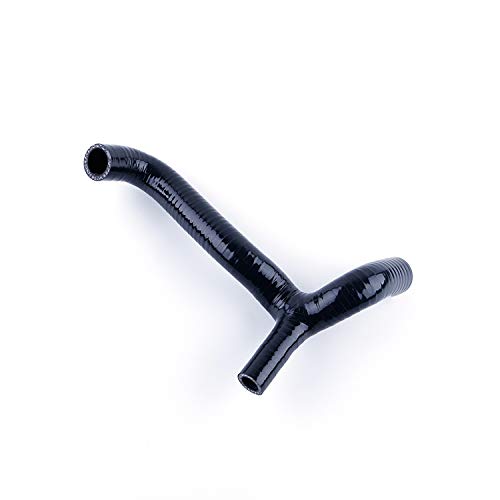 Kit de tubo refrigerante de silicona para radiador para Volkswagen Golf MK3 GTI 2.0L 8V 115CV 1992-1998 (Negro)