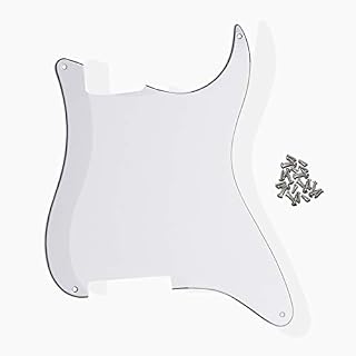 FLEOR 4 trous DIY Strat Guitare Pickguard Matériel vierge avec vis de montage pour tous les Américains/Mexicains… - Les Beatles, Paul McCartney, John Lennon, RIngo Starr, George Harrison FLEOR 4 trous DIY Strat Guitare Pickguard Matériel vierge avec vis de montage pour tous les Américains/Mexicains… – Image 5
