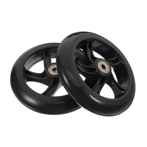 LIOOBO 2pcs Silent Scooter Wheels Replacement Wheels for Skateboards and Scooters Noise Reducing Enhanced Grip for Safety and Control