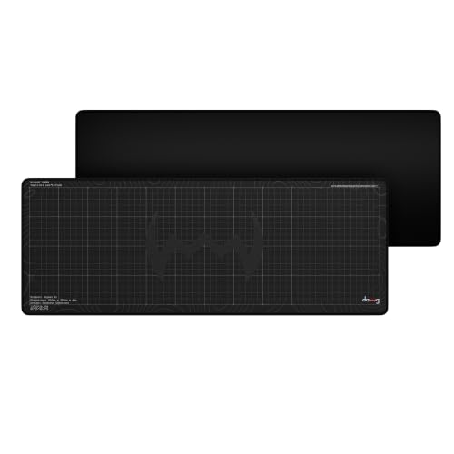 Image of daWg KeyMat R1 Esports Gaming Mouse Pad, 800 x 300 mm, 4mm Thickness Extended Desk Mat, Anti-Fray Stitching, Anti-Skid Rubber Base, Pro-Grade Tracking Surface, High-Velocity Glide (Graph)