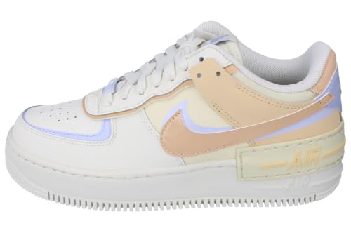 Image of Nike Womens Air Force 1 Shadow Trainers Dz1847 Sneakers Shoes