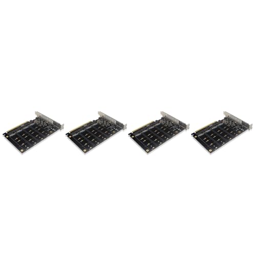 Carte réseau PH44 NVMe PCIe à 4 disques avec répartiteur de signal