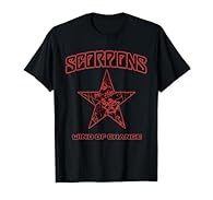 Band merchandise design. Authentic Licensed Bravado Scorpions Merchandise Legal and Official Scorpions Merchandise in partnership with Bravado International Group, a Universal Music Group Company; 2022 Lightweight, Classic fit, Double-needle sleeve a...