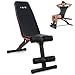 ISE Panca Multifunzione Palestra Casa, Panca Regolabile Panca Pesi Pieghevole...