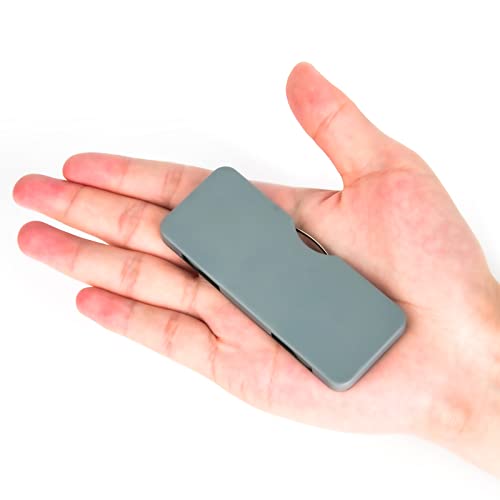 DXYXYO Mini Armless Reading Glasses Clip on Nose for Men Women 2 Pack Thin Compact Readers with Small Portable Case