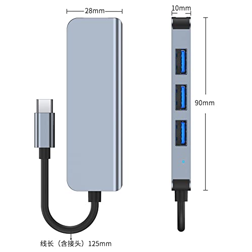 OENBATOM Hub USB C con 4 porte USB tipo C Ultra