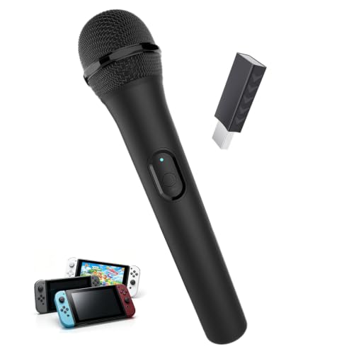 For Switch2/Switch/Switch EL ���C�����X�}�C�N�y2025�V�o��z USB�}�C�N 2.4G�����`�� �J���I�P�}�C �N �R�[�h���X �J���I�P�}�C �N For Switch2/Switch/OLED/Ps5/Ps4/Ps4 Pro/P