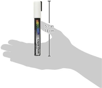 NeoChalk Liquid Chalk Marker Chisel Tip - White