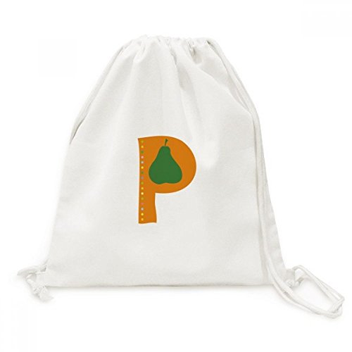 Sac à dos cordon en toile motif fruit mignon idéal pour vos voyages