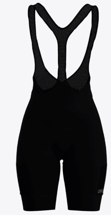 POC Cadence Cargo Bib Shorts cyclisme femme noir avec poches latérales pour cyclotourisme