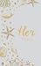 Her Vows: Vow Book for Wedding: Gray and Gold Beach Shells - ONE Blank Lined Booklet - Mix & Match to Create Your Ideal Pair - Select His - Her - Our ... Gift (Wedding Vow Books - Beach Shells)