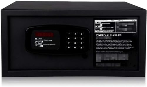 Caja fuerte digital segura para el hogar Caja de seguridad grande Construcción de acero sólido con pared de bloqueo pesado para armarios de seguridad en el hogar (Coll