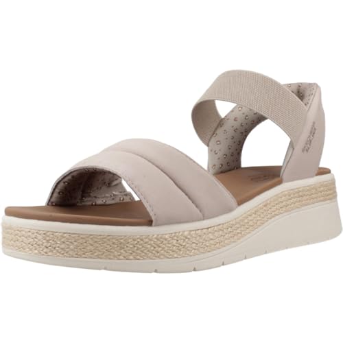 Skechers Donna Bobs Sun Ray Slip-In ALLENATRICE, Taupe Textile, 38.5 EU