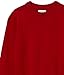 Amazon Essentials Boys' Uniform Cotton Crewneck Sweater, Red, X-Large
