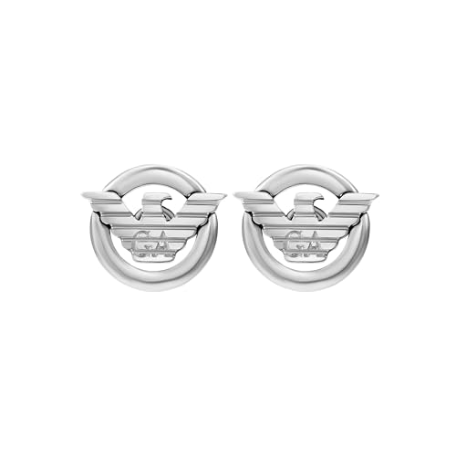 Emporio Armani メンズ ステンレススチール スタッドピアス、EGS3238040