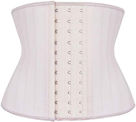 Atbuty Short Torso Waist Trainers Cincher Corset Underbust Body Shaper Latex Sport Girdle