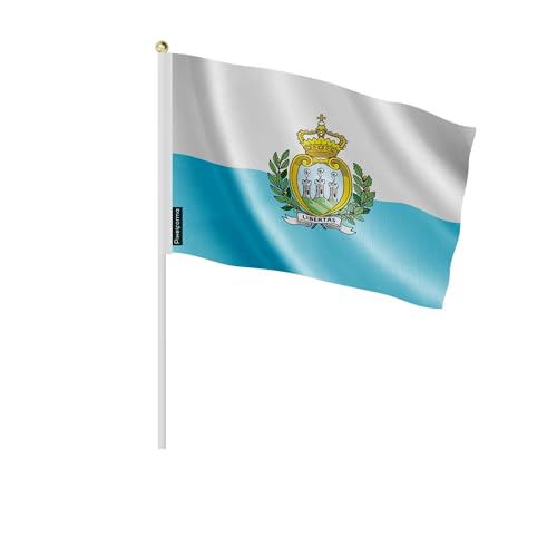 Drapeau Saint-Marin 20x30cm lot de 100 pour décorer sans manquer de pièces