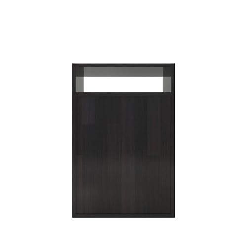 Image of DF2H Bedside Table | 1 Year Warranty | Contemporary & Slim Bedside Table, EMI, Side Table Nightstand Wenge Colour (Melamine Finish)